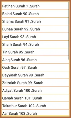 Salah Surahs In Quran android App screenshot 6